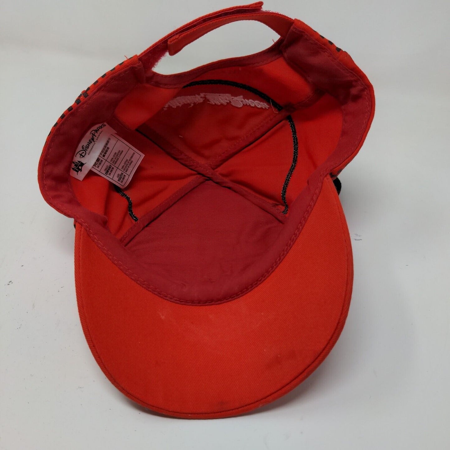 Disney Parks Walt Disney World Boy's Strapback Hat Red 54-58CM Cars Mickey Ears