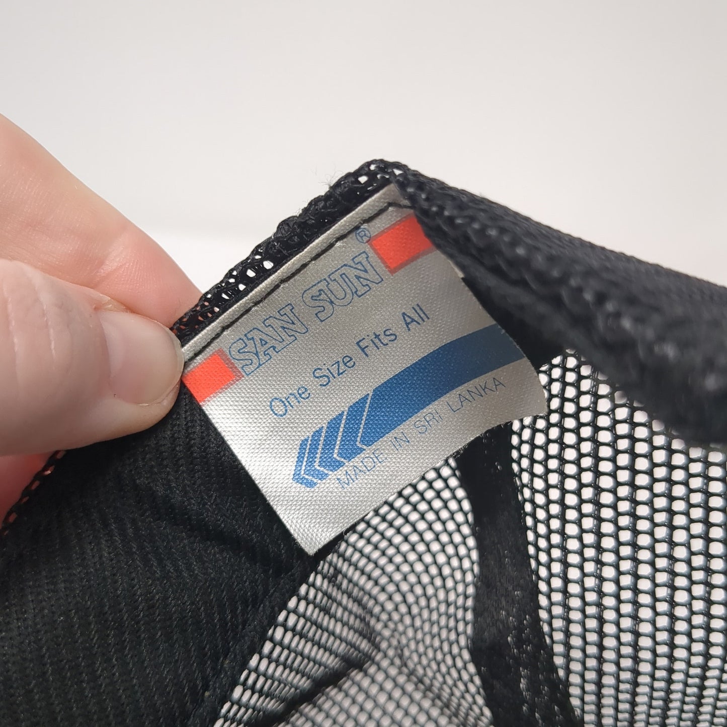 Frank Wood Trucking Snapback Rope Trucker Hat Black One Size Mesh Back