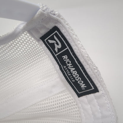 Blind Source Snapback Trucker Hat Blue One Size Adjustable Mesh Back Richardson