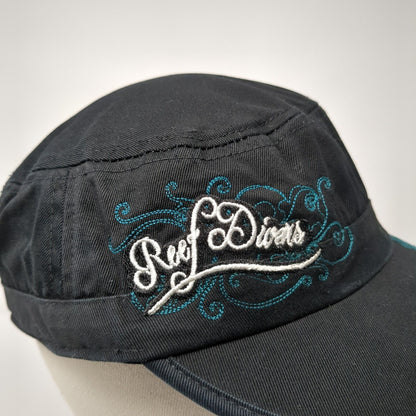 Reef Divers Little Cayman Strapback Cadet Army Hat Black One Size