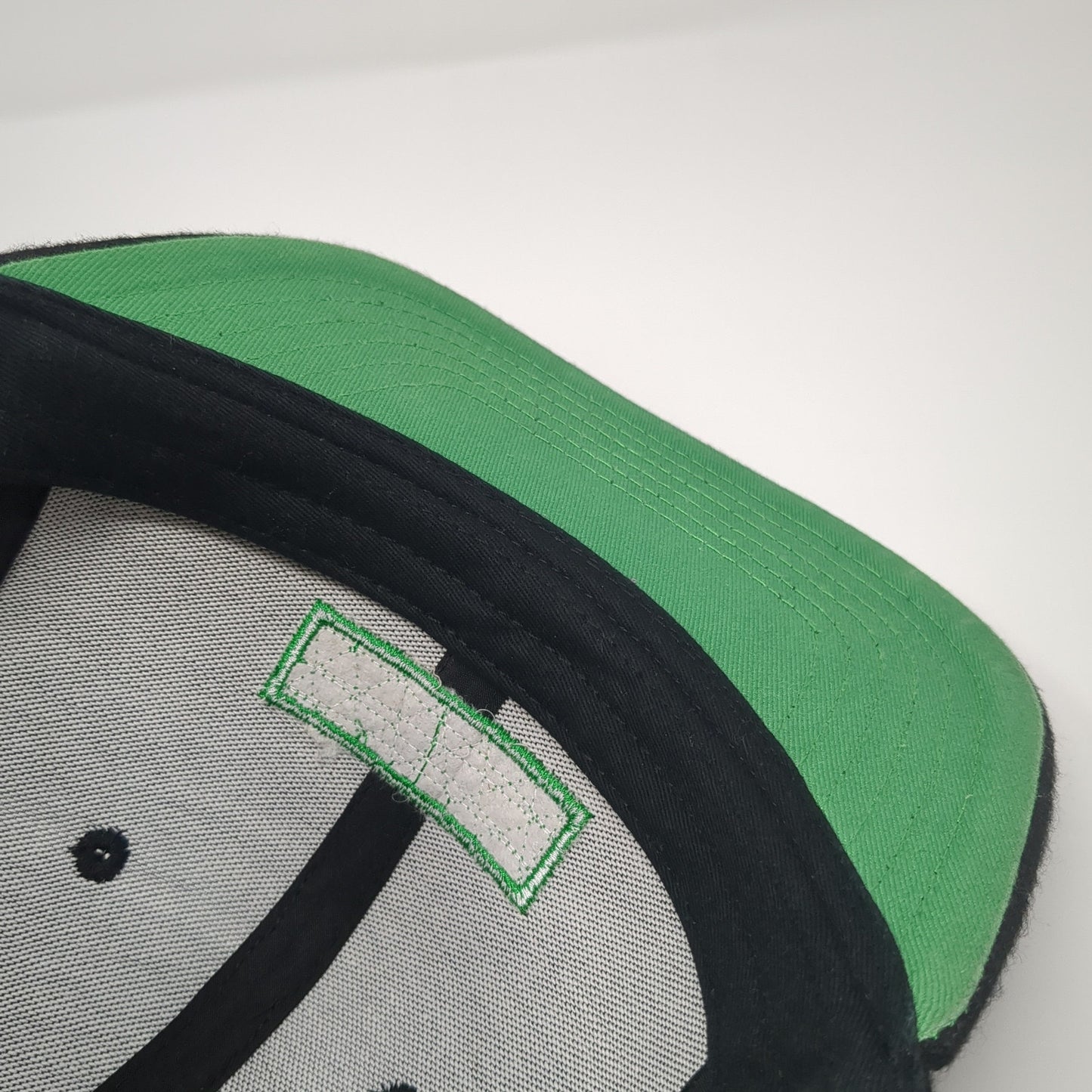 Skwezed Snapback Hat Black One Size Adjustable Embroidered 6 Panel