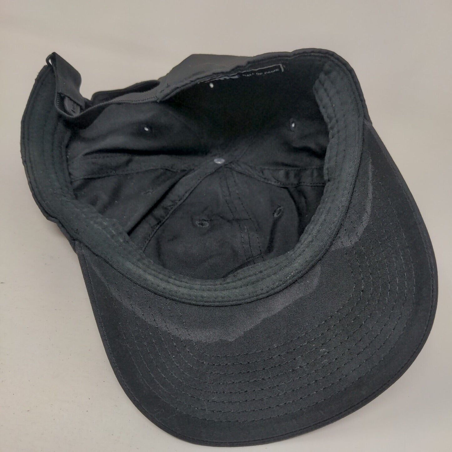 Paw Print Rhinestone Bling Strapback Hat Black One Size Hall Of Fame