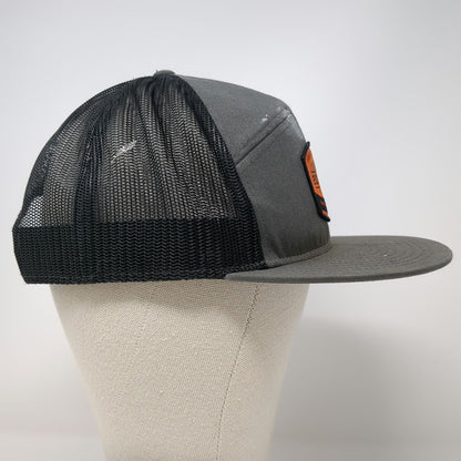Richardson 5 Panel Gray One Size Mesh Snapback American Proud Diesel Power Hat