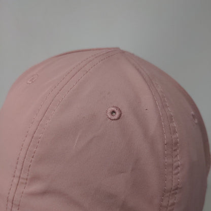 Champion Strapback Hat Pink OSFA Adjustable Vented Holes 6 Panel Polyester