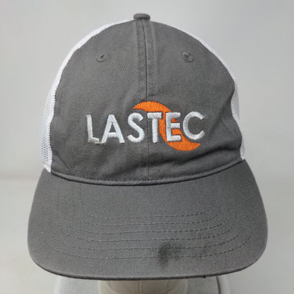 Lastec Strapback Trucker Hat Gray One Size Adjustable Mesh Back Cap America