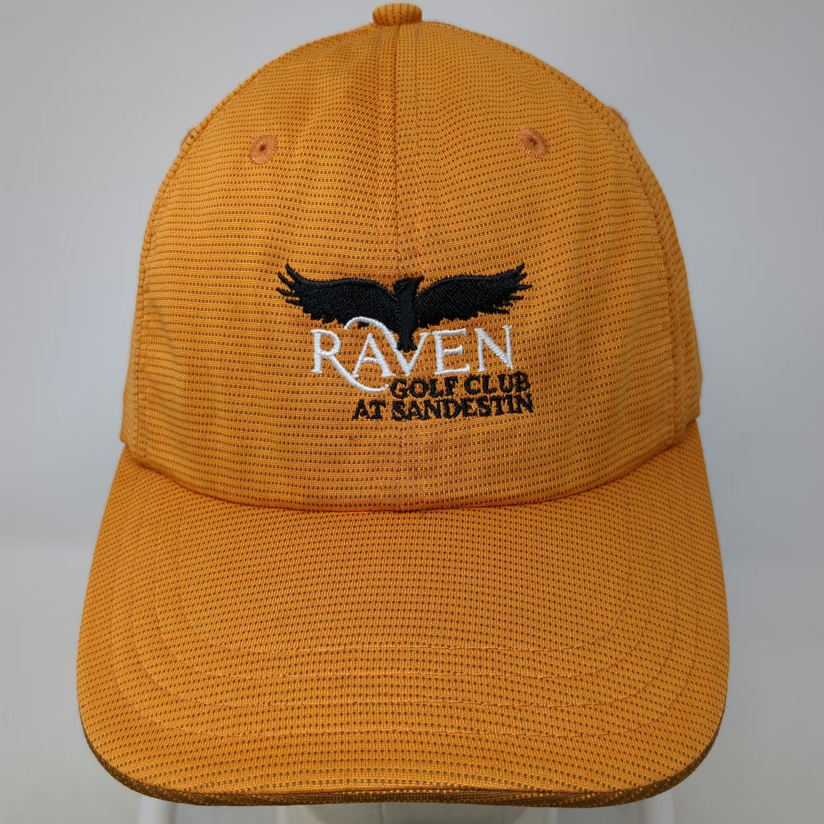 American Dry Goods Raven Golf Club Sandestin Baseball Cap Orange One Size Hat