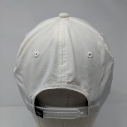 Callaway Snapback Hat White One Size Striped Adjustable Flexfit 110