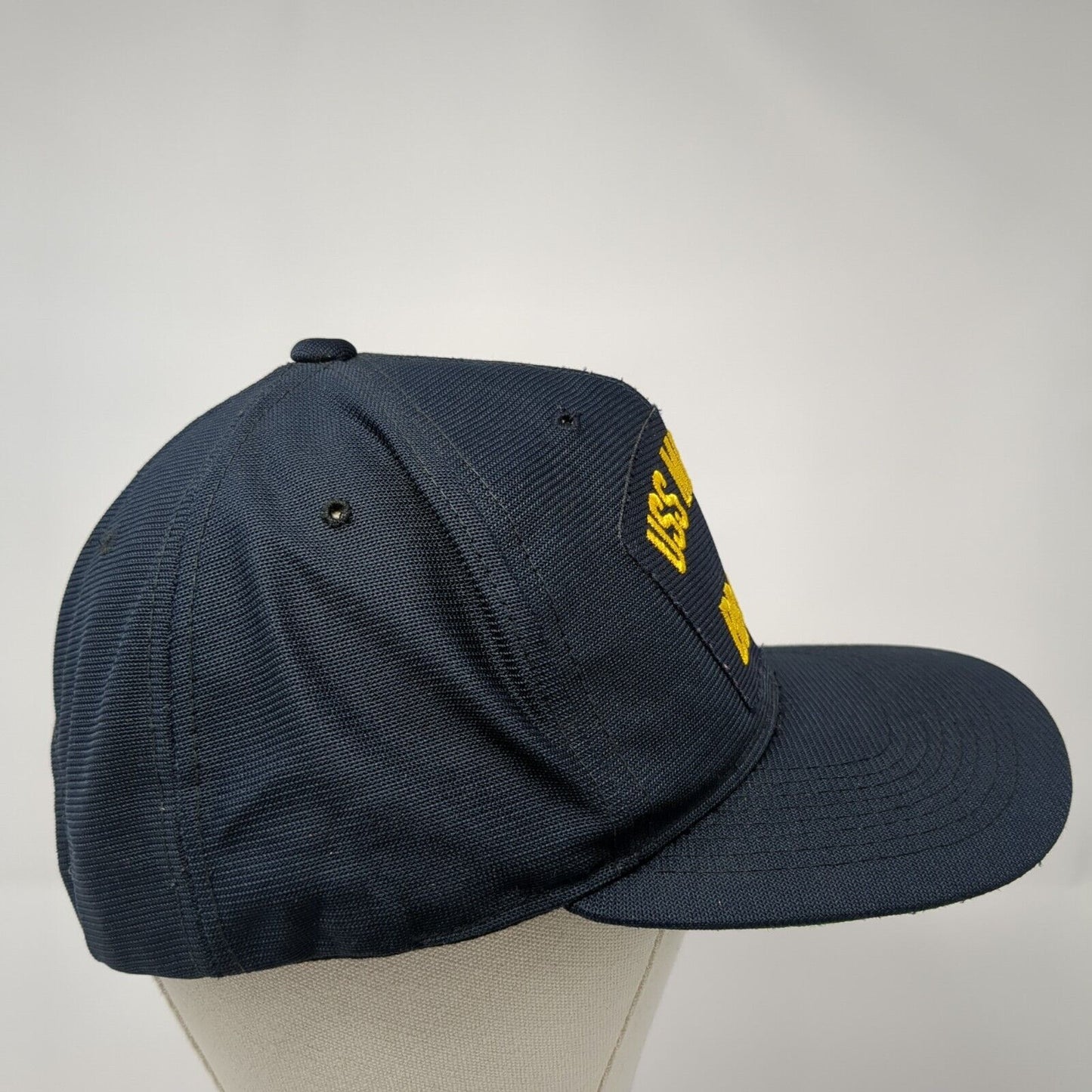 USS Missouri BB 63 Snapback Hat Blue M-L Adjustable Embroidered New Era