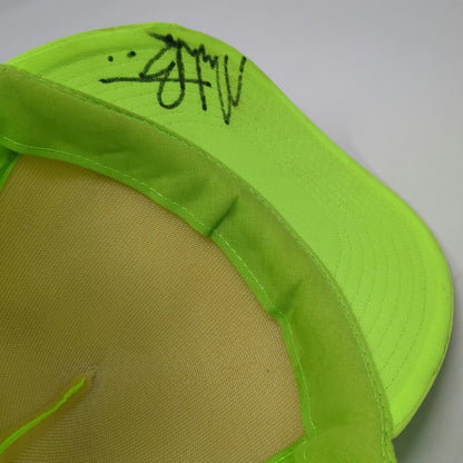 Cobra Trucker Hat Green One Size Dew Tour Autographed Signed Mesh Foam Cap