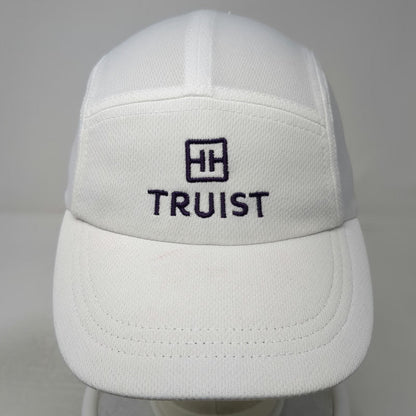 Ogio 5 Panel Hat White One Size Truist Bank Logo Polyester Performance Slideback