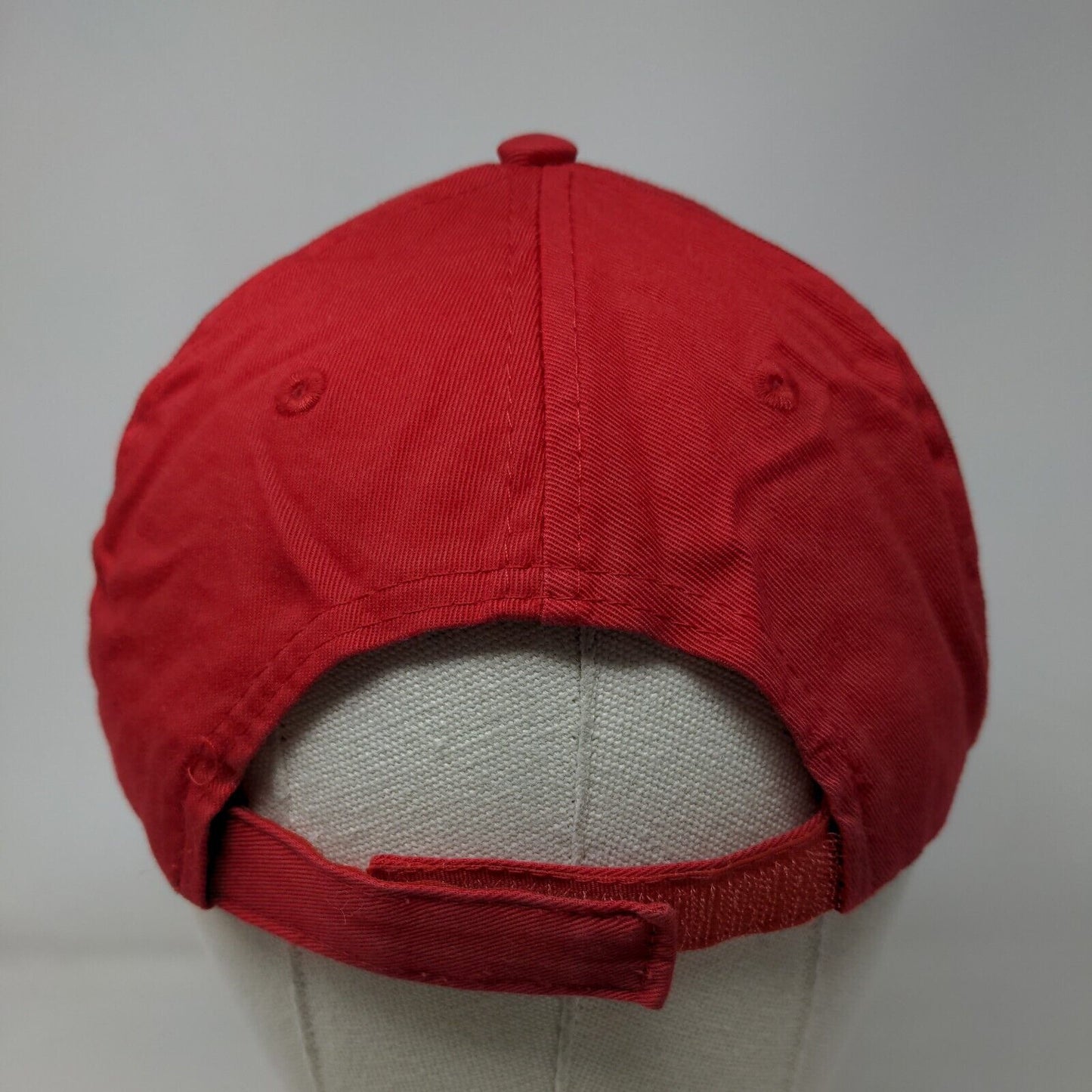 Switzerland Flag Suisse Strapback Hat Red One Size Embroidered Colorblock