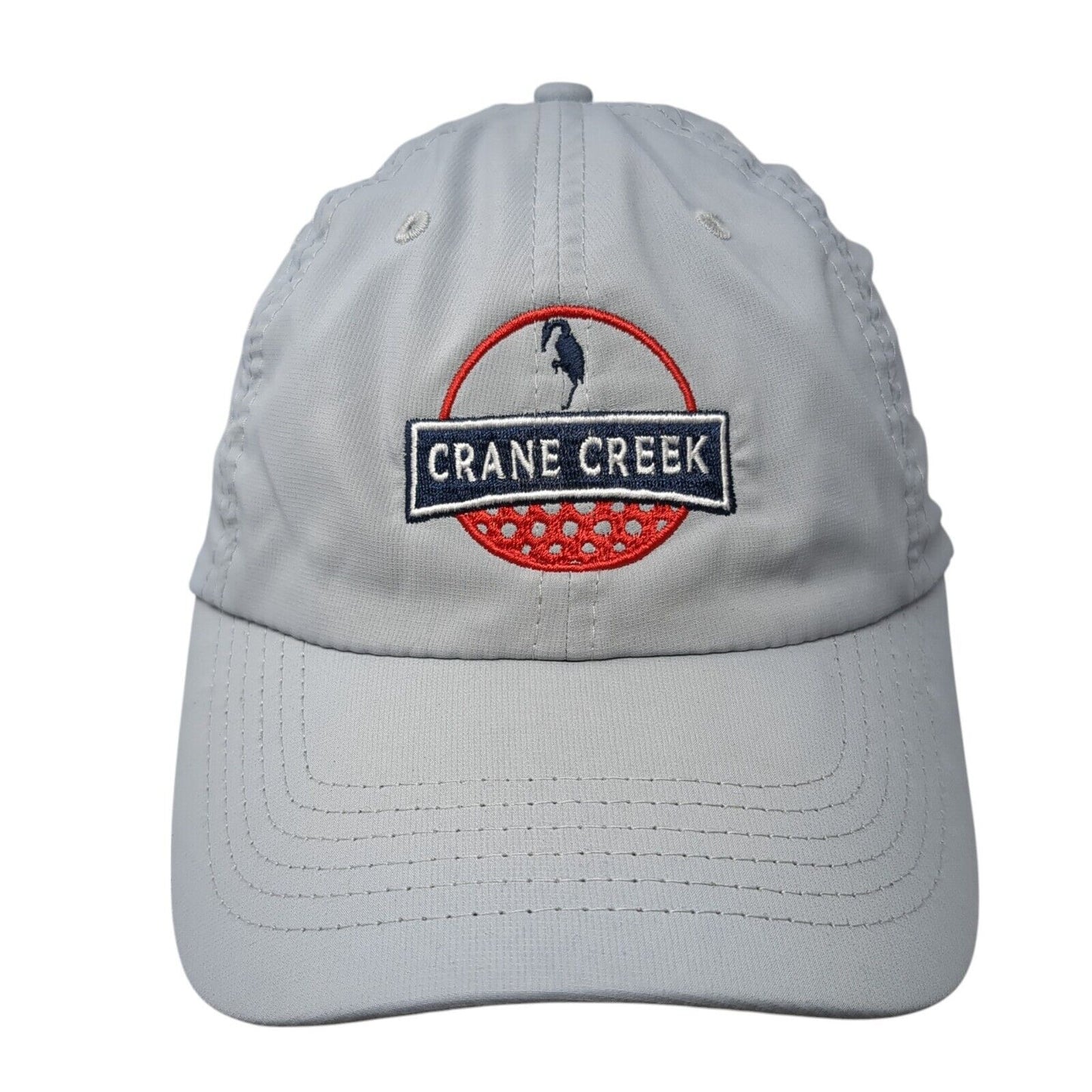 Crane Creek Strapback Hat Gray One Size Adjustable Embroidered 6 Panel Legendary