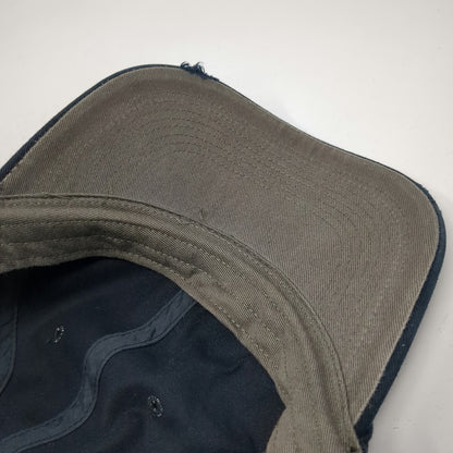 Calvin Klein Baseball Cap Black One Size Distressed Graphic Slideback Hat