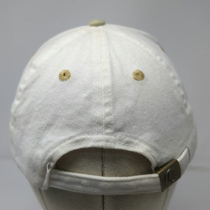 Callaway Golf Baseball Cap White Gold One Size Big Bertha Slideback 6 Panel Hat