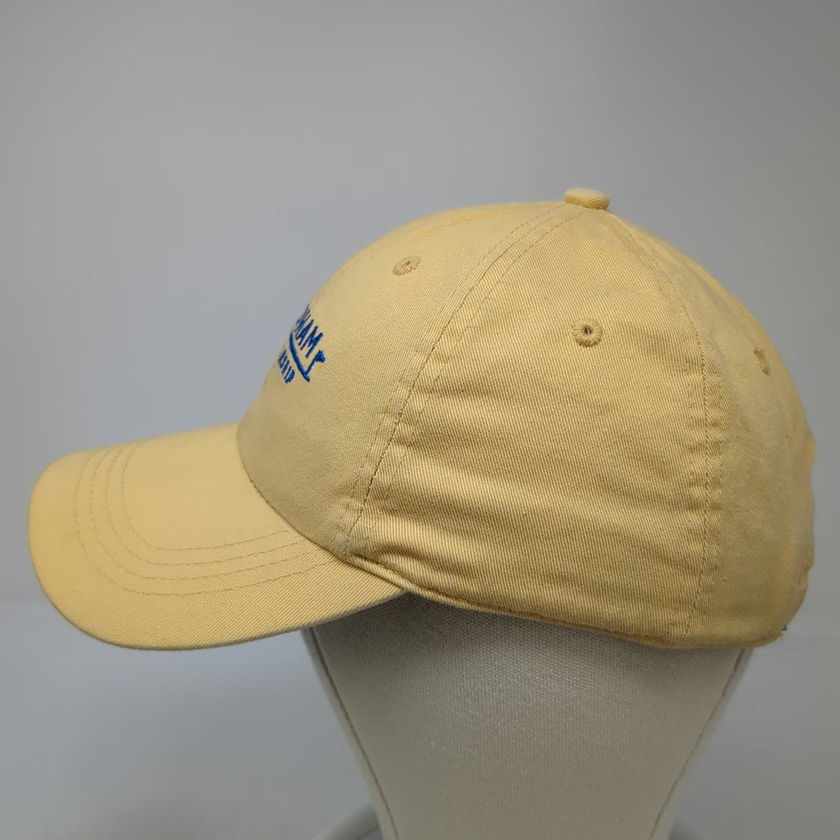Ahead Vintage Wyndham Championship Golf Hat Baseball Cap Yellow OSFM Slideback