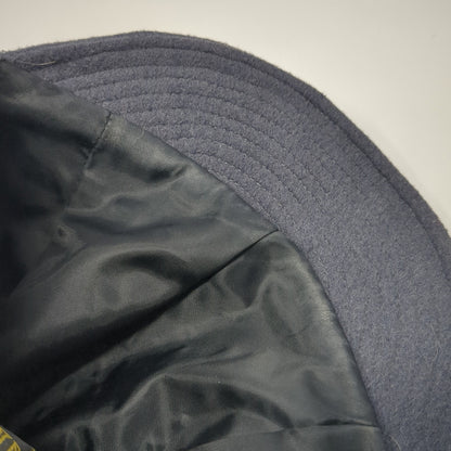 Vintage Kokin New York Women's Hat Black Blank Front Band Stretch