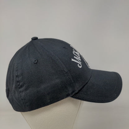 Jack Daniel's Old No. 7 Brand Strapback Hat Black OSFM Adjustable Embroidered