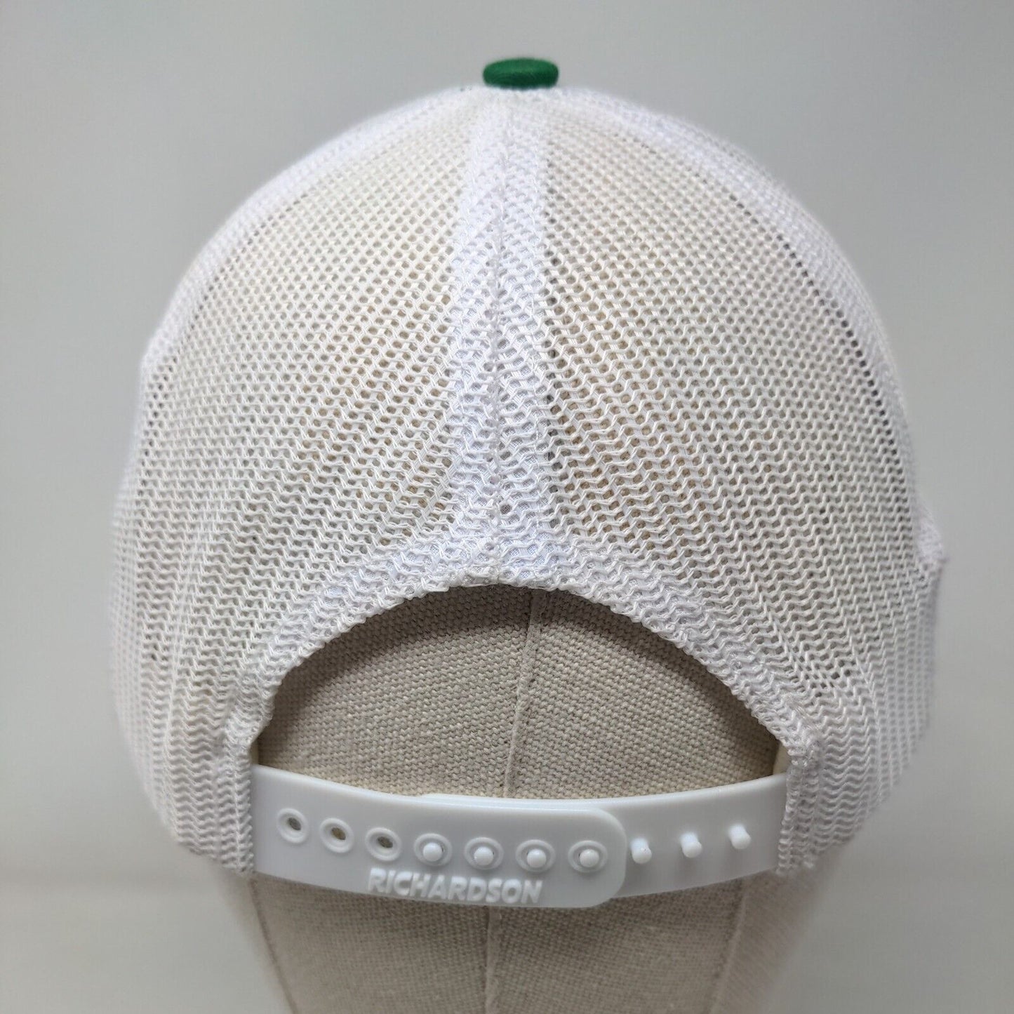 Seth Low Lion Snapback Mesh Back Trucker Hat Green One Size Embroidered