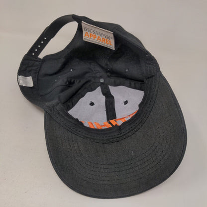 STIHL Outfitters Snapback Hat Black One Size Embroidered 6 Panel