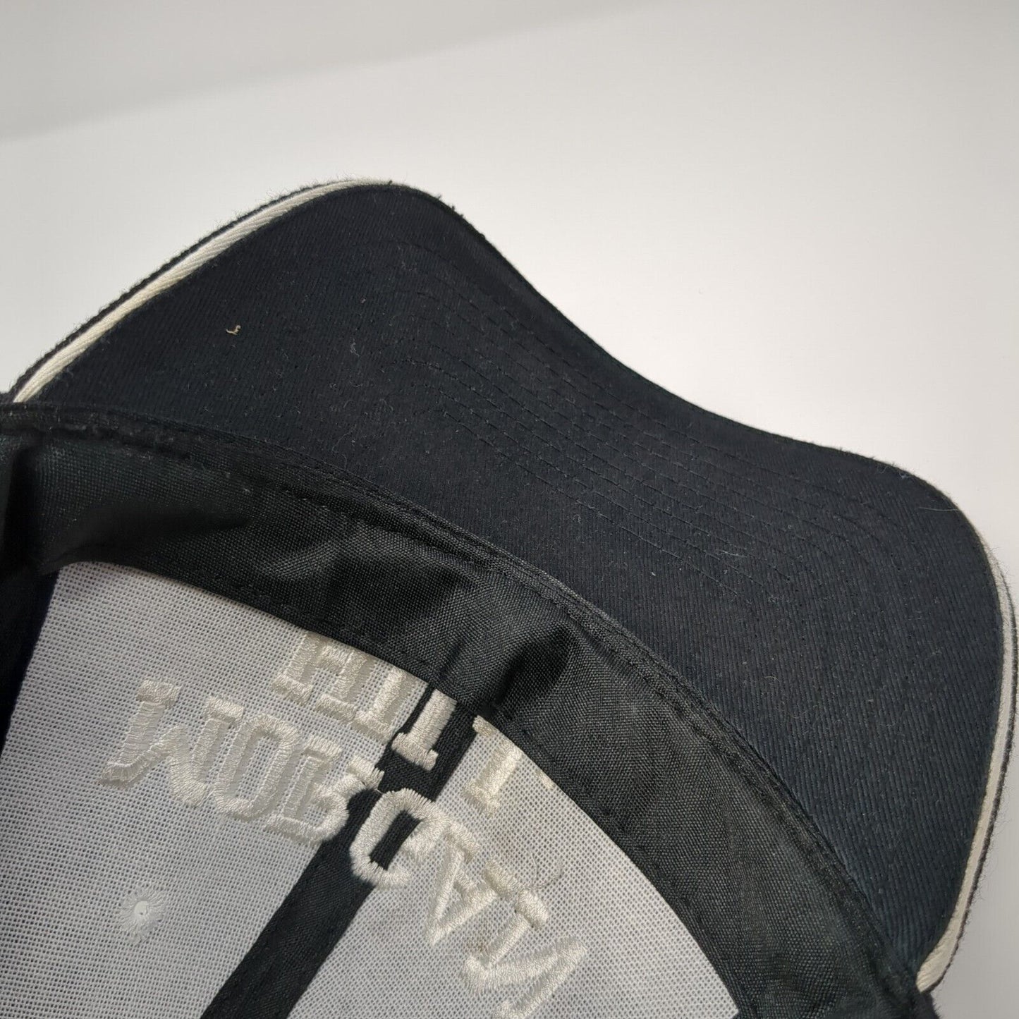 Morgan Hill Strapback Hat Black One Size Solid Adjustable Embroidered