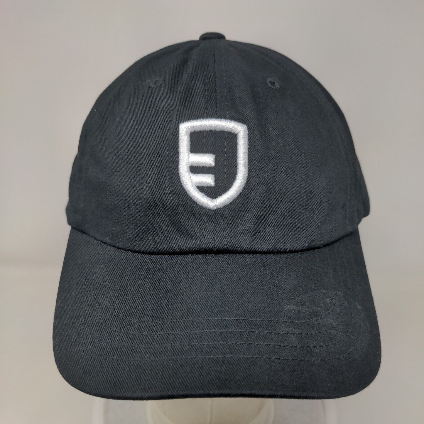 The Classics Yupoong Slideback Hat Black One Size Adjustable Embroidered 6 Panel