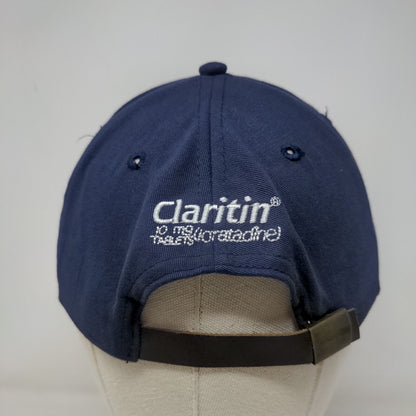 Claritin Slideback Hat One Size Blue Embroidered Pro Specialist Group Inc