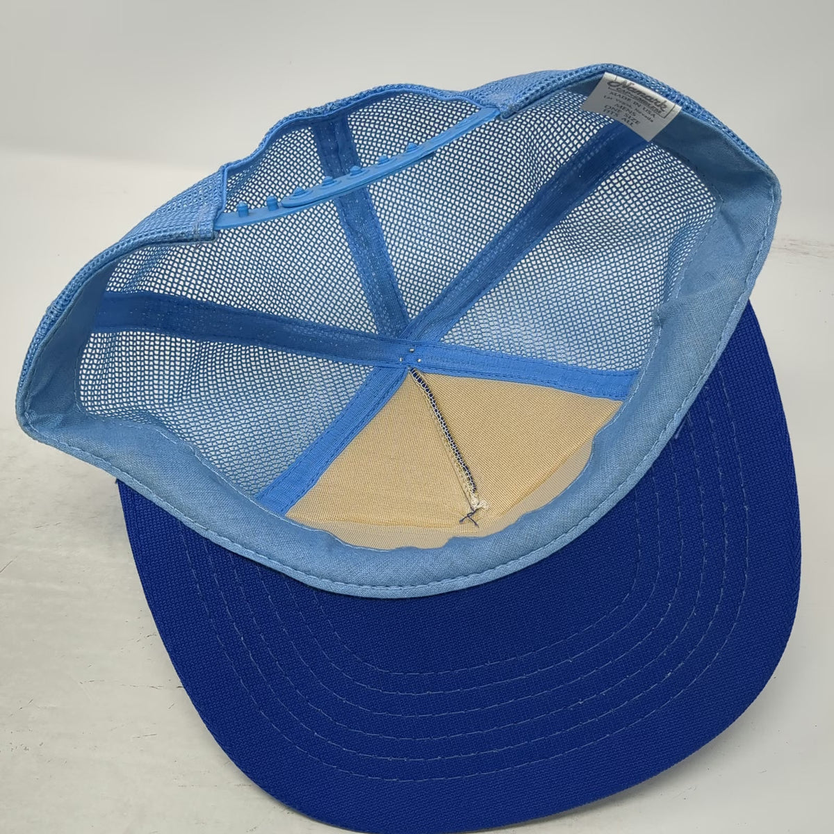 Namark Trucker Hat Blue Productive Parts Caterpillar Equipment Mesh Vintage