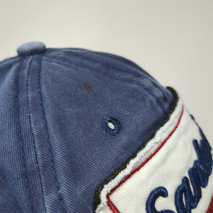 Blue Baseball Cap One Size Santorini Greece Patch Greek Flag Strapback Hat