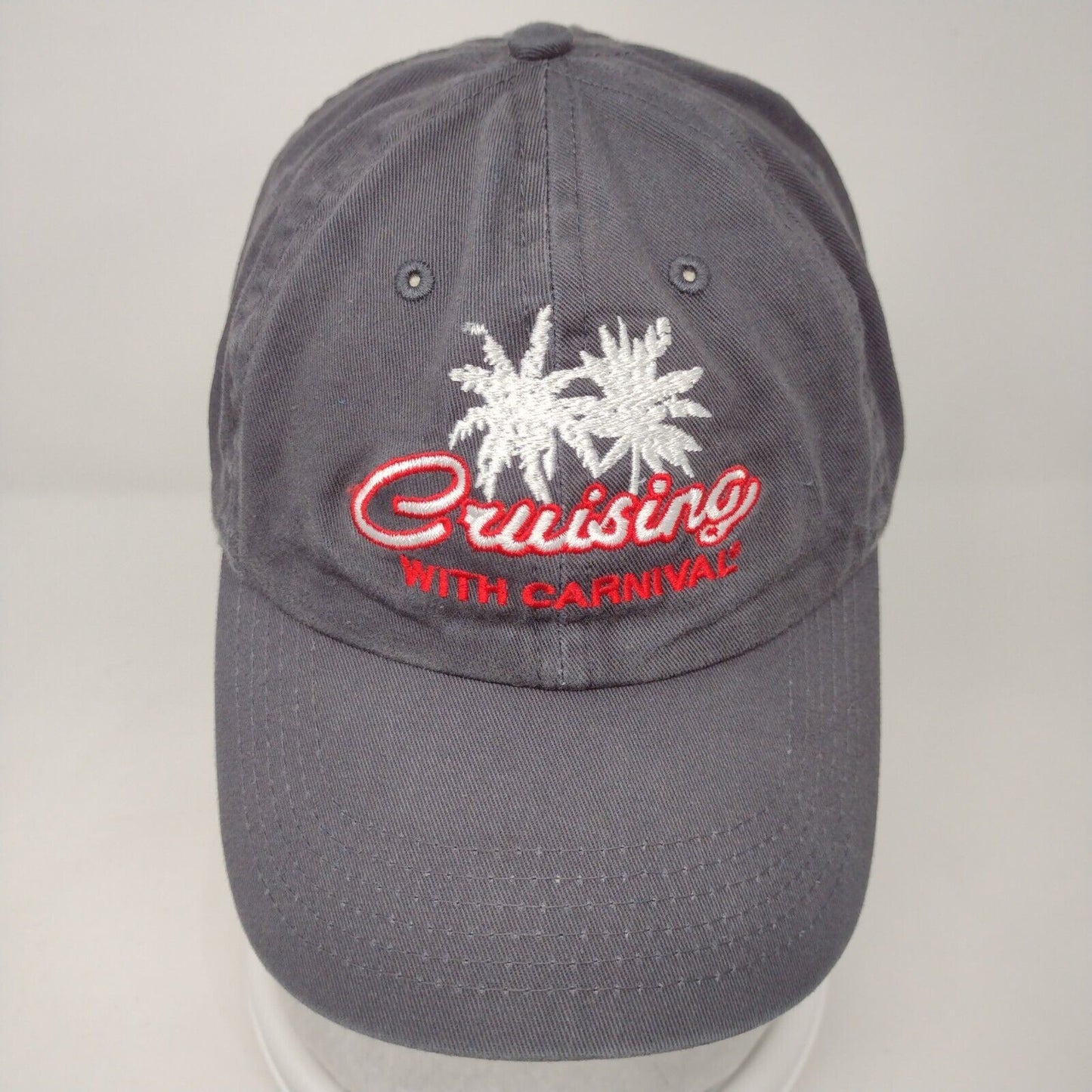 Cruising With Carnival Slideback Hat Gray OSFA Embroidered Newhattan