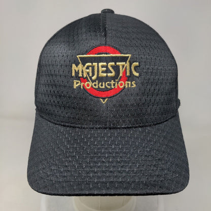 Majestic Productions Mesh Back Fitted Hat Black One Size Flexfit