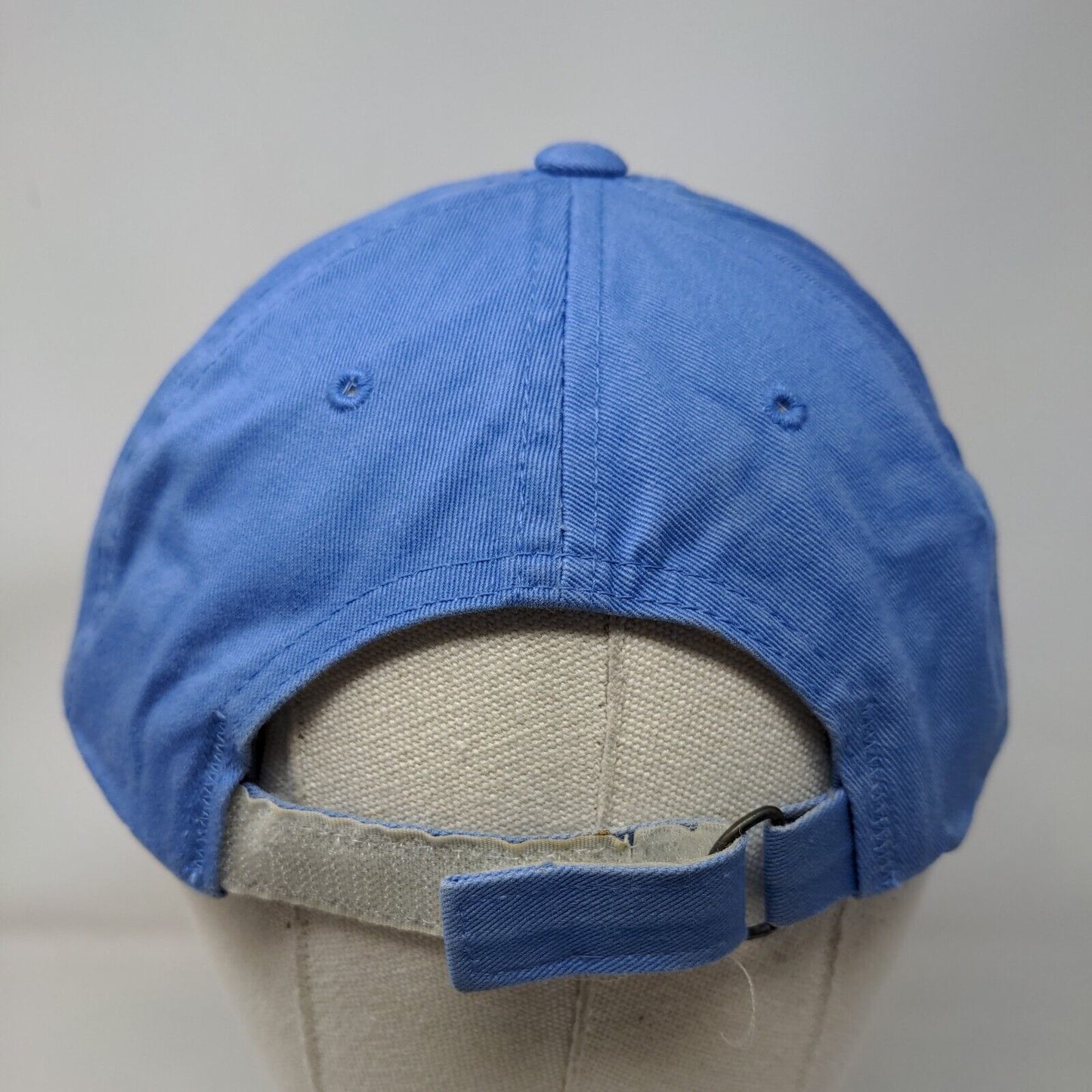 Gap Strapback Hat Blue Large Adjustable Solid 6 Panel Vent Holes Blank