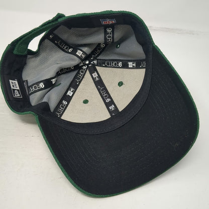 New Era Green Bay Packers NFL Green Gray One Size Cap Hat 9FORTY Strapback Logo