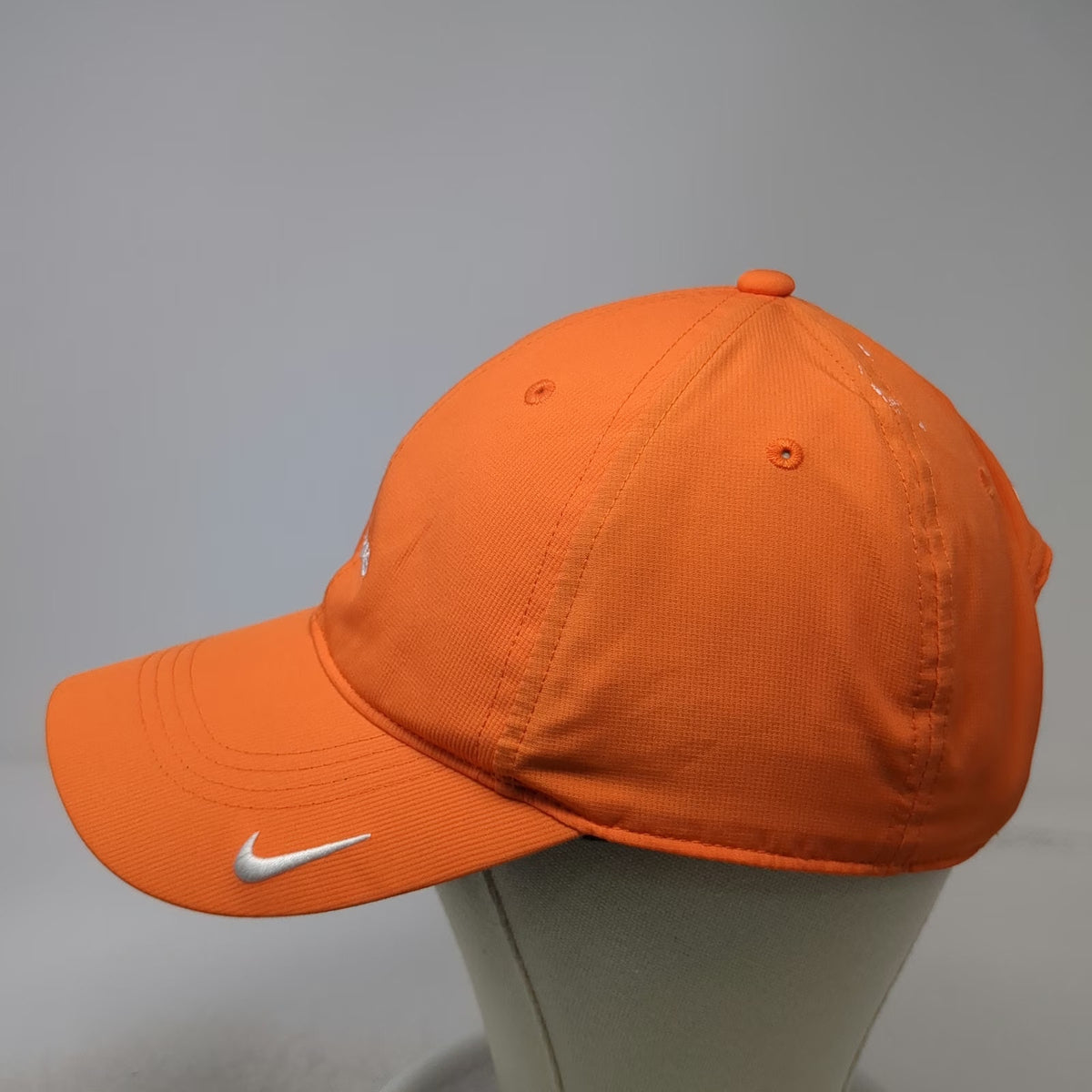 Nike Baseball Cap Orange OSFM Lexus Logo Embroidered Swoosh Strapback Hat Golf
