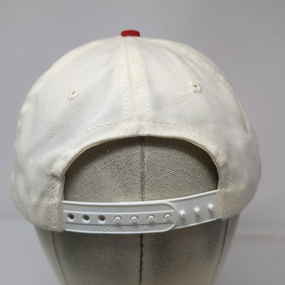 Budweiser Bud Ice Bud Light Football Helmet Snapback Hat Vintage White Red USA