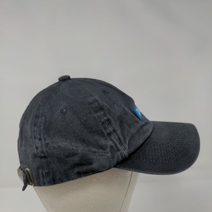 Daze Slideback Hat Black One Size Adjustable Embroidered Vent Holes