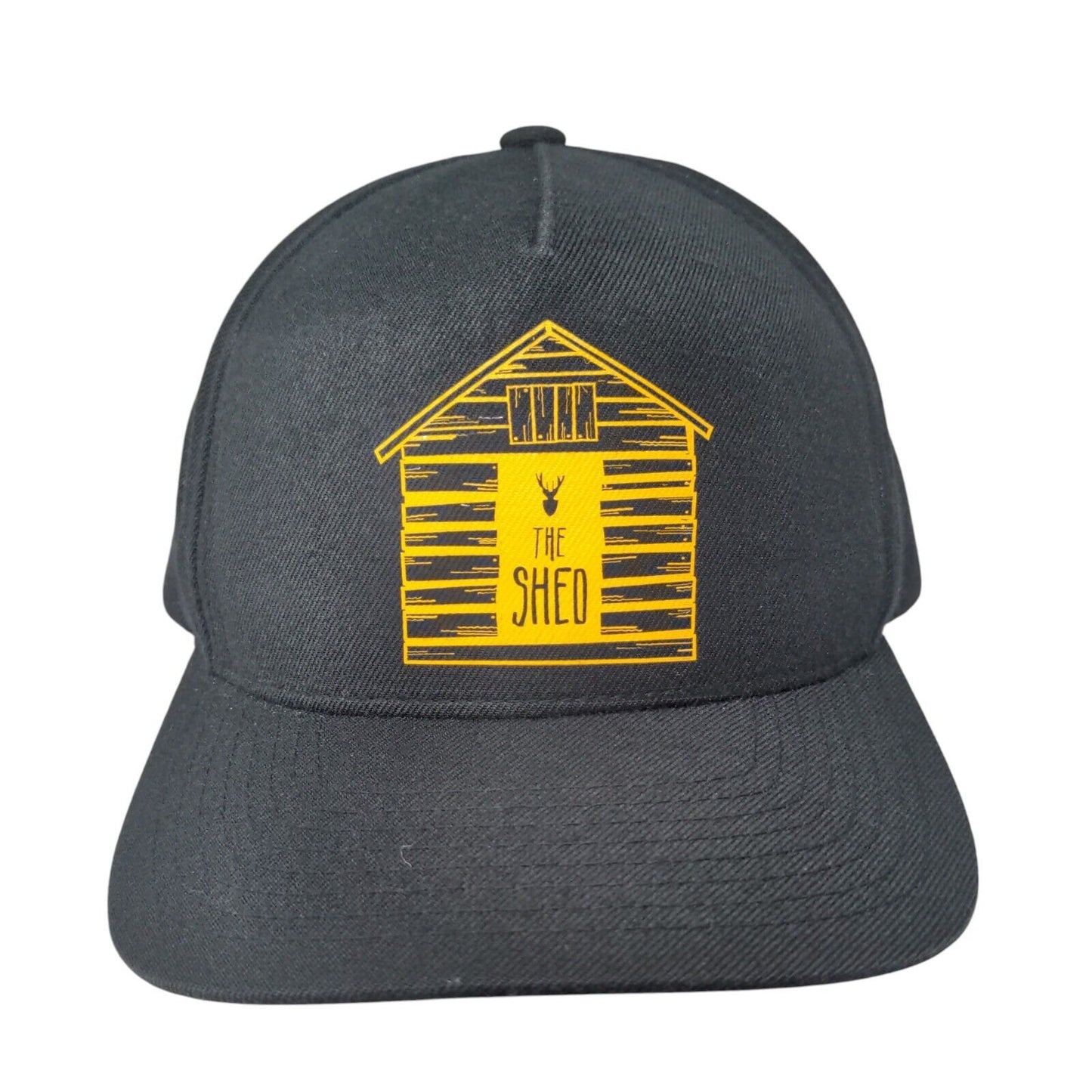 The Shed Snapback Hat Black One Size Adjustable The Classics Yupoong