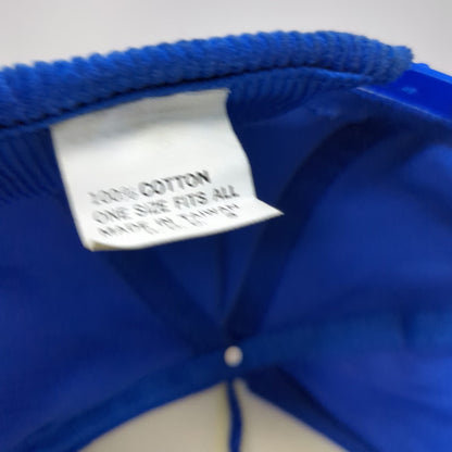 Trucker Blue One Size Hat Washington DC Corduroy Rope Skyline Cityscape Cap