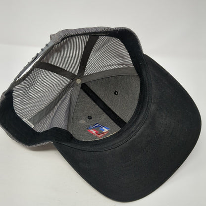 Inventure Snapback Trucker Hat Black One Size Adjustable Mesh Back Richardson