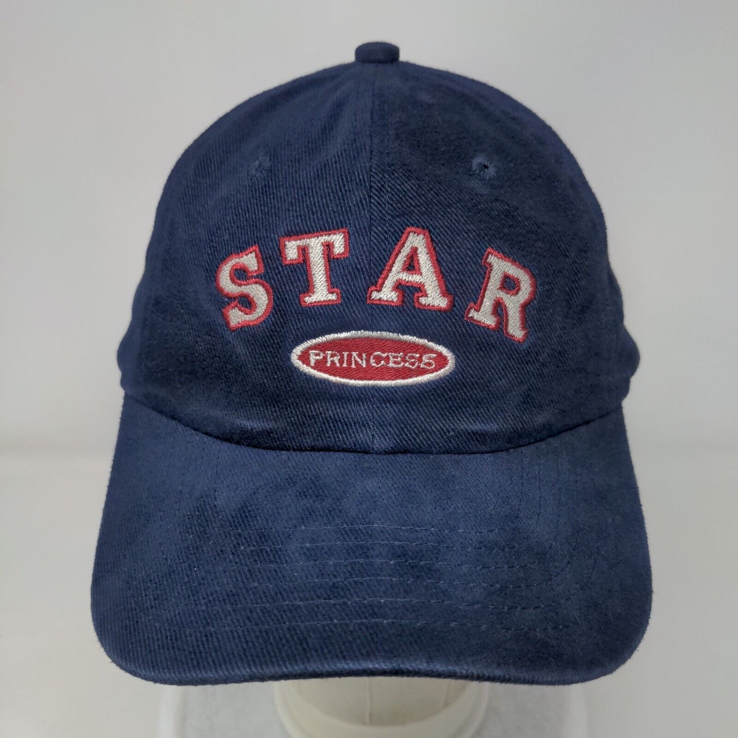 Star Princess Slideback Hat Blue One Size Embroidered 6 Panel Unique