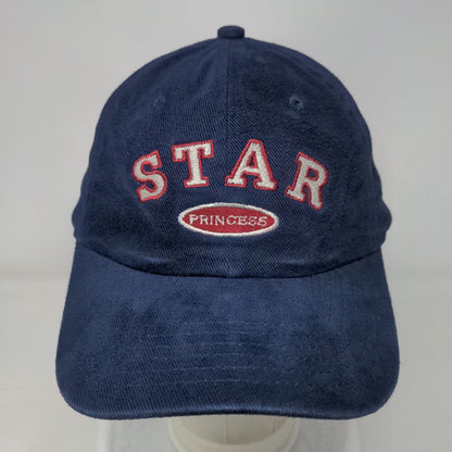 Star Princess Slideback Hat Blue One Size Embroidered 6 Panel Unique
