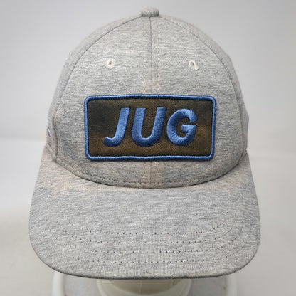 Pukka Snapback Gray Hat One Size Jug Mountain Ranch Heather Jersey Cotton Patch