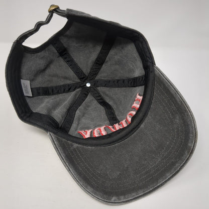 Howdy Slideback Hat Gray One Size Adjustable Embroidered Western 6 Panel