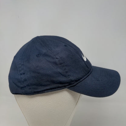 Nike Boy's Strapback Hat Blue Size 4-7 Embroidered Swoosh Logo