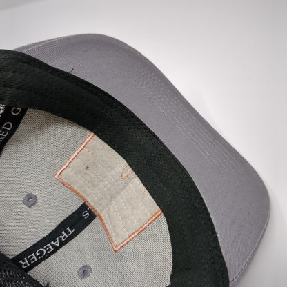 Traeger Est. 1987 Wood Fired Grills Snapback Trucker Hat Gray OS Adjustable Mesh
