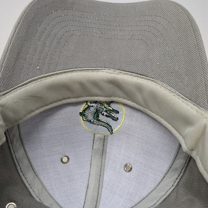 HENEAH Florida Alligator Mascot Gray One Size Baseball Cap Hat Cotton Slideback