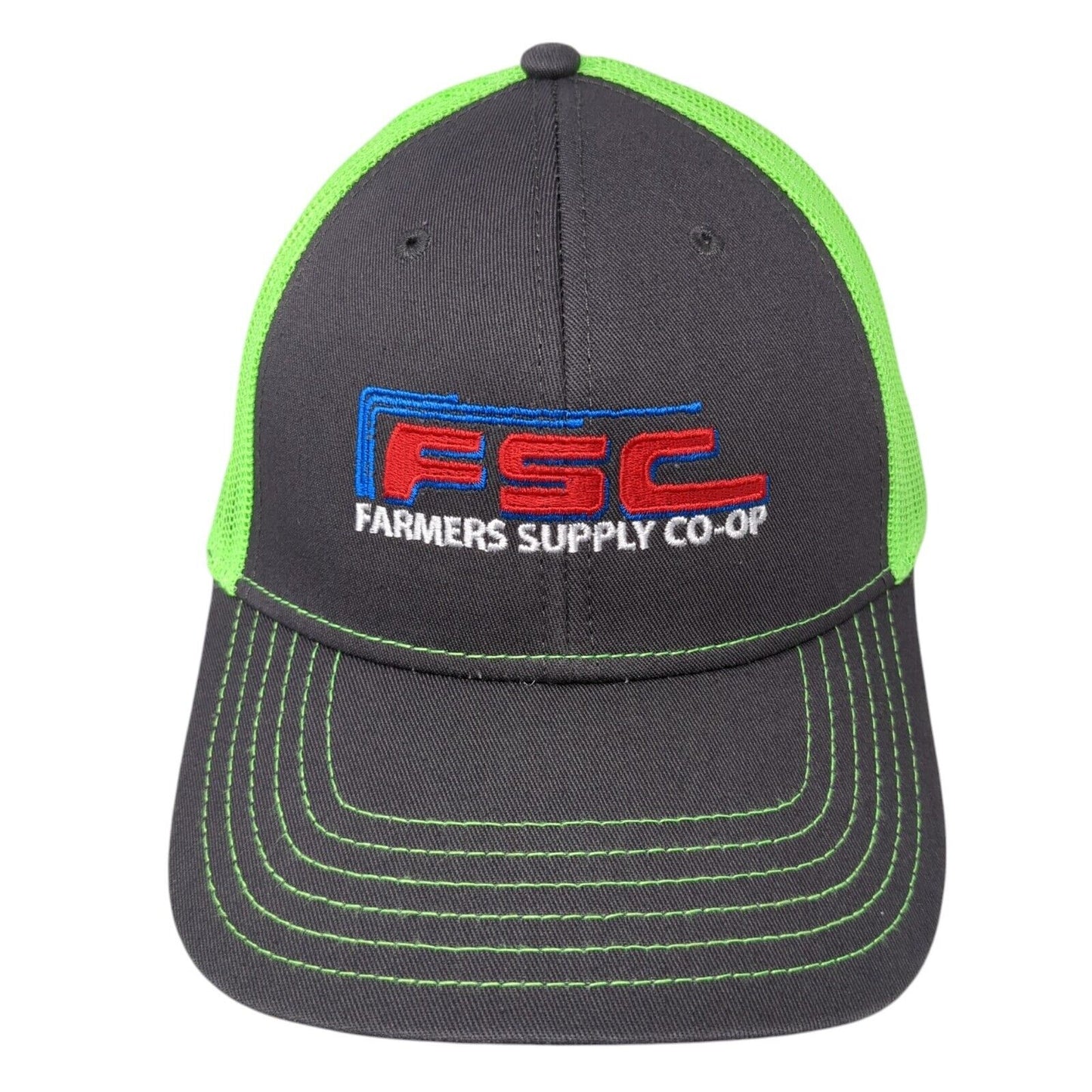 FSC Farmers Supply Co-Op Snapback Trucker Hat Multi OS Mesh Back Cap America