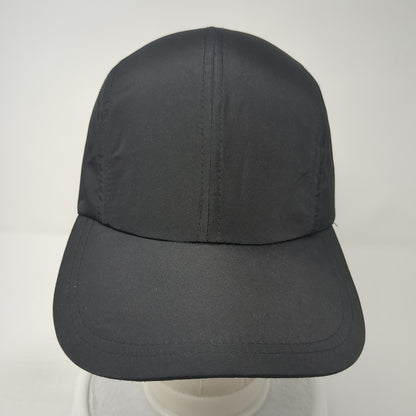 Gap Strapback Baseball Cap Black Medium Adjustable Lightweight Blank Polyester