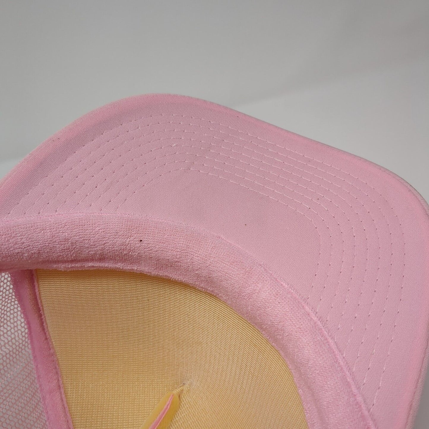 The Outlaws Oatman AZ Snapback Trucker Hat Pink OS Adjustable Mesh Back Rope