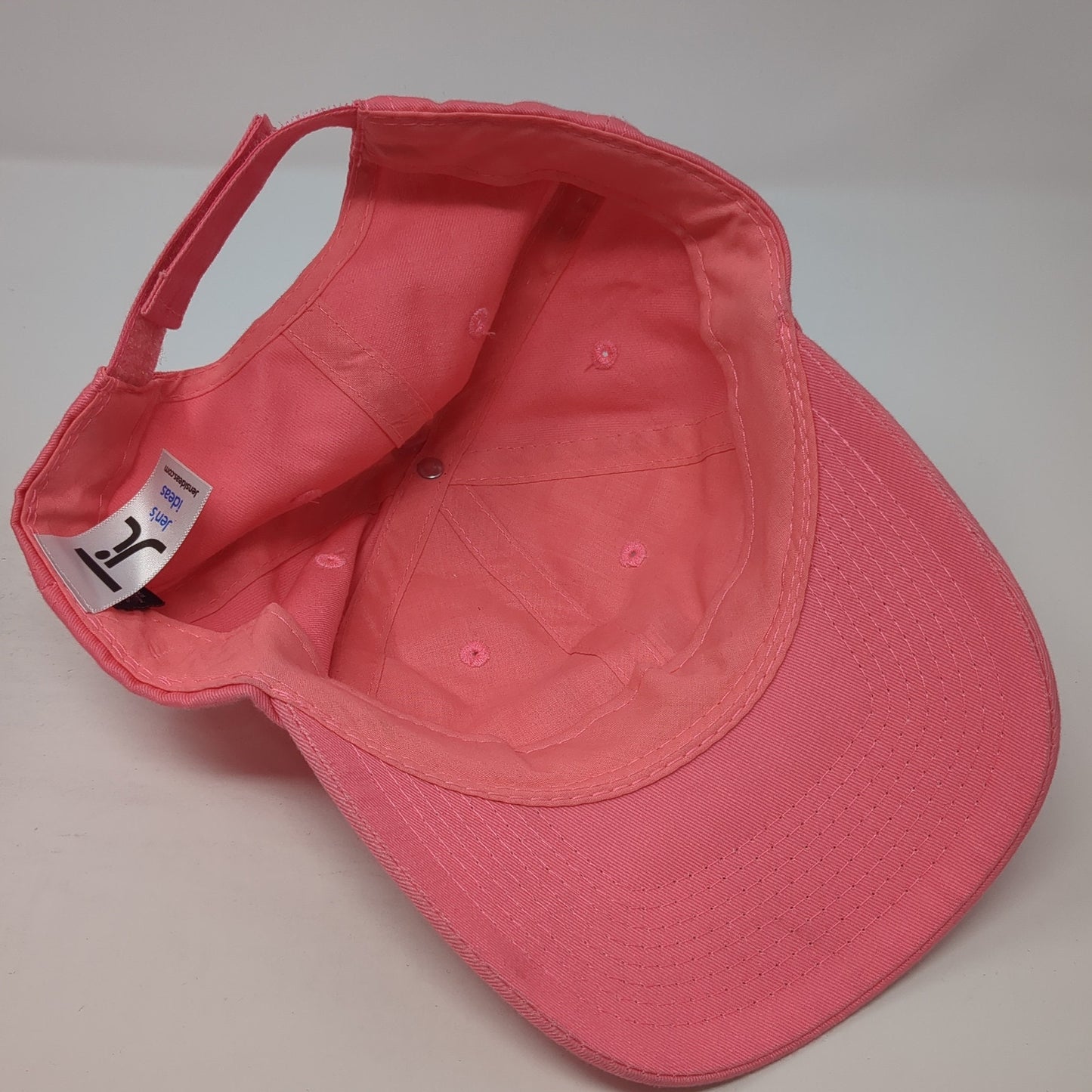 Paw Print Strapback Baseball Cap Pink One Size Adjustable 6 Panel Jen's Idea