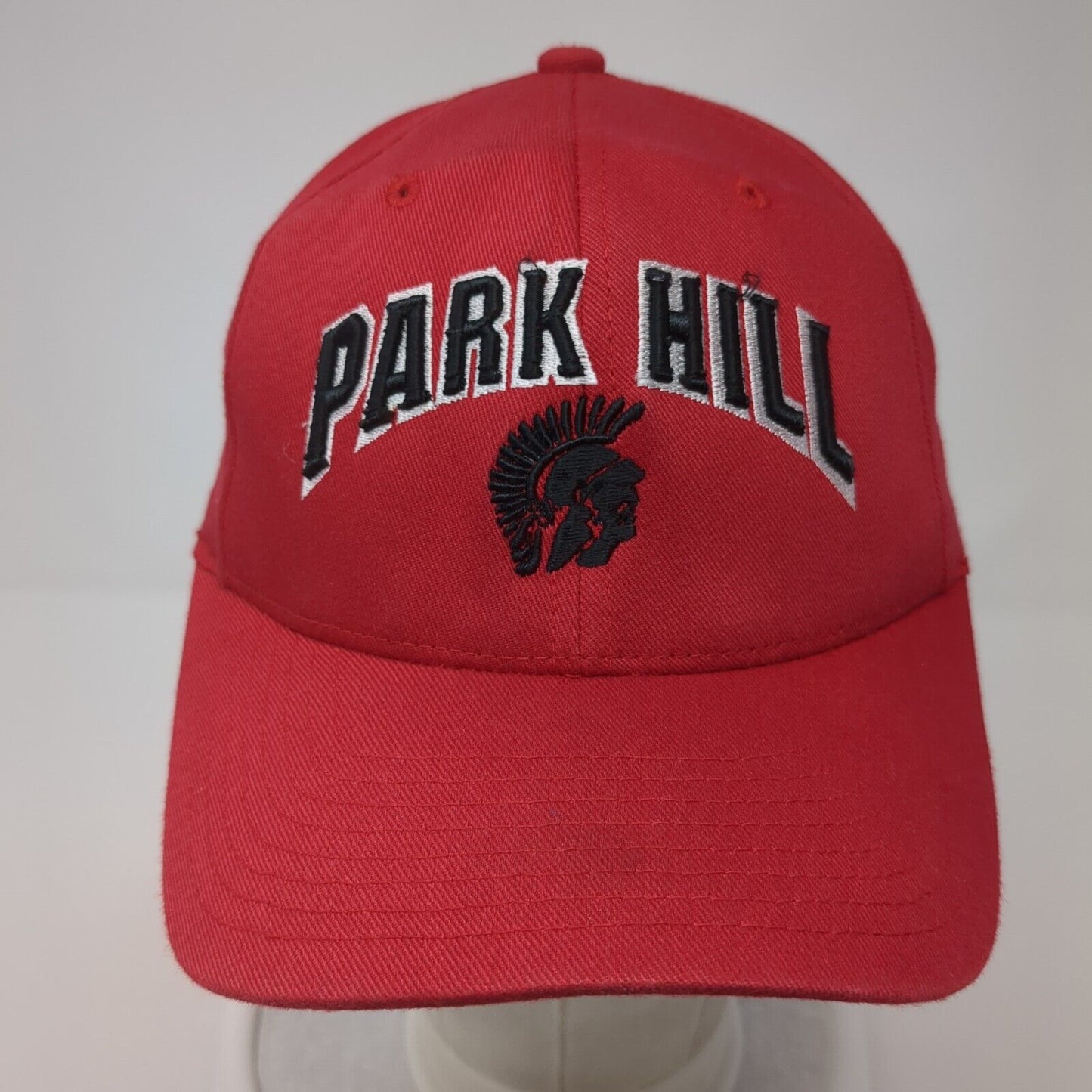 Park Hill Fitted Hat Red Small-Medium Embroidered Flexfit Yupoong